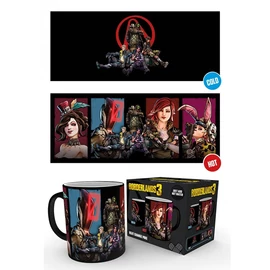 BORDERLANDS 3 Characters hőre változó bögre 300 ml