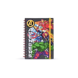 MARVEL Avengers spirálfüzet A5 méretű  (14,8 cm x 21 cm) jegyzetfüzet