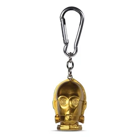 Star Wars C-3PO 3D kulcstartó 4 cm átmérőjű