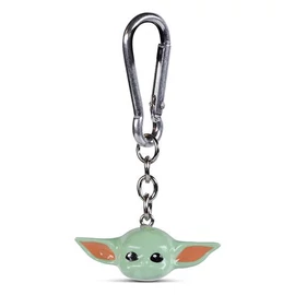 Star Wars Mandalorian The Child Baby Yoda Grogu 3D kulcstartó 4 cm