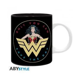 DC Comics Wonder Woman Save the day retro bögre 320 ml