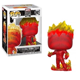 MARVEL PoP! 80 years POP The Original Human Torch -Az élő fáklya figura 9 cm