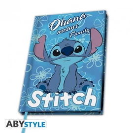 DISNEY Lilo &amp;amp; Stitch  A5 méretű vonalas jegyzetfüzet