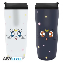 SAILOR MOON Luna &amp;amp; Artemis hővédő utazó bögre 355 ml