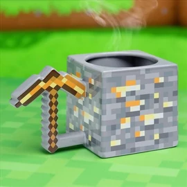 MINECRAFT Gold Pickaxe 3D bögre