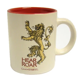 Trónok harca Lannister piros kerámia bögre