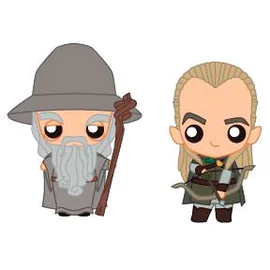 A Gyűrűk Ura Gandalf és Legolas 2 darabos Pokis figura készlet