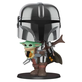 POP figura Star Wars Mandalorian Yodával (A Gyermekkel) 25cm