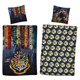 Harry Potter kifordítható ágyneműhuzat garnitúra, 90-es ágyhoz