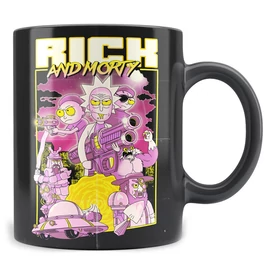 Rick and Morty Retro poszter bögre