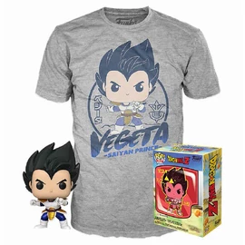 Dragon Ball Z Vegeta POP figura és póló szett