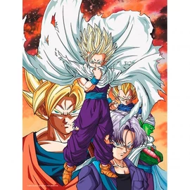 Dragon Ball Z Hősök Cell ellen üvegkép
