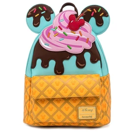 Loungefly Disney Mickey és Minnie fagylalt hátizsák