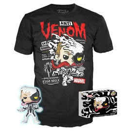 POP figura &amp; póló készlet Marvel Anti-Venom