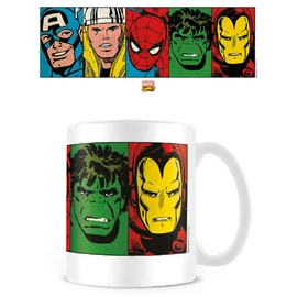 Marvel Bosszúállók Arcok bögre