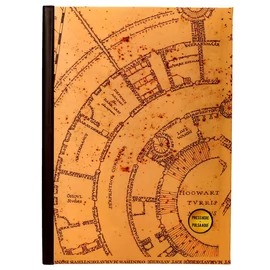 Harry Potter Tekergők Térképe világító napló