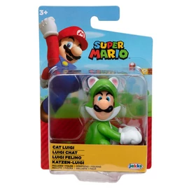 Nintendo Super Mario Macska Luigi figura 6,5 cm