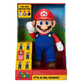 Nintendo Super Mario interaktív figura 36 cm (Angol nyelvű)