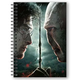 Harry Potter Harry vs Voldemort A5-ös 3D jegyzetfüzet