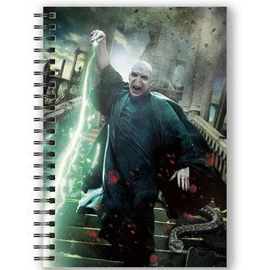 Harry Potter Voldemort A5-ös 3D jegyzetfüzet