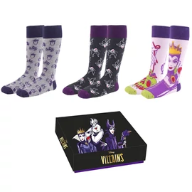 Disney Villains 3 pár zokni készlet