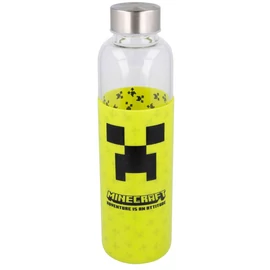 Minecraft szilikon tokos üvegkulacs 585ml
