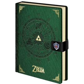 The Legend of Zelda Triforce prémium A5 notesz