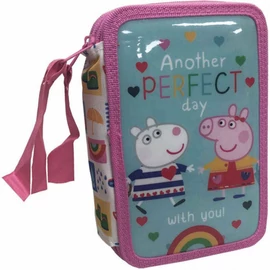 Peppa malac háromemeletes töltött tolltartó