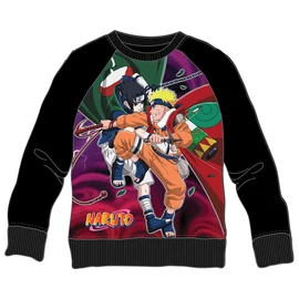 Naruto Sasuke és Naruto harc gyerek pulóver