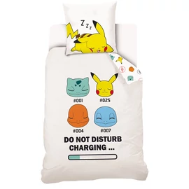 Pokemon prémium pamut ágyneműhuzat 90-es ágyhoz