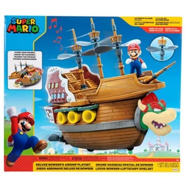 Nintendo Super Mario Deluxe Bowser léghajó játékkészlet
