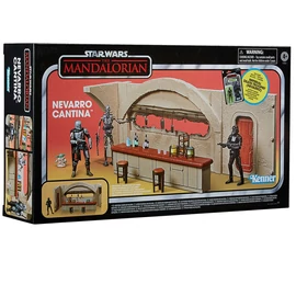 Star Wars Mandalorian Nevarro Cantina + Imperial Death Trooper figura készlet