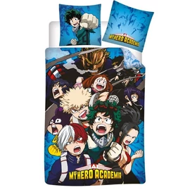 My Hero Academia biopamut ágyneműhuzat garnitúra, 90 cm-es ágyhoz
