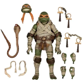 Nindzsa Teknőcök mint a Múmia Michelangelo ultimate figura 18cm