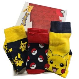 Pokémon felnőtt zokni szett (3 páras)