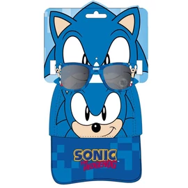 Sonic a sündisznó sapka és napszemüveg szett