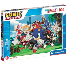 Sonic, a sündisznó puzzle 104 db-os