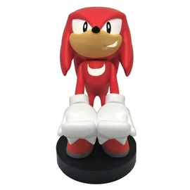 Sonic Knuckles figura tartókonzol Cable guy 21cm