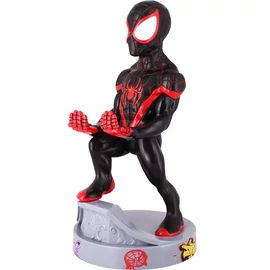 Marvel Spiderman Miles Morales figura tartókonzol Cable guy 21cm