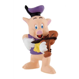 A három kismalac - Hegedűs malac figura 6 cm