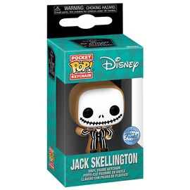 Pocket POP kulcstartó Disney Karácsonyi lidércnyomás Jack Skellington Mézeskalács Exkluzív