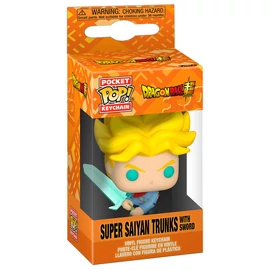 Pocket POP kulcstartó Dragon Ball Super Saiyan Trunks karddal