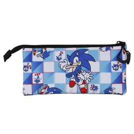 Sonic a sündisznó 'Blue Lay' háromrekeszes tolltartó