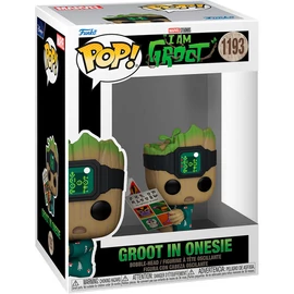 POP figura Marvel I am Groot - Groot rugdalózóban