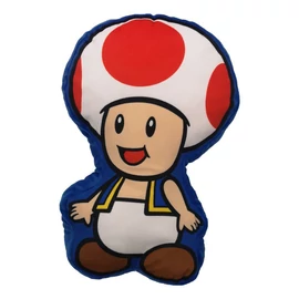 Super Mario Bros Toad 3D díszpárna
