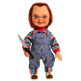 Angol nyelvű Chucky Gyerekjáték beszélő baba 38cm