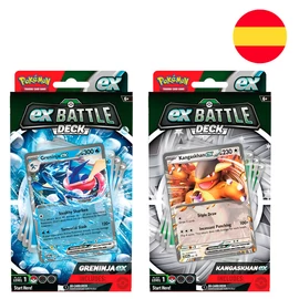 Spanyol Pokemon Greninja &amp; Kangaskhan pakli gyűjtői kártyajáték