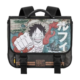 One Piece térkép mintás hátizsák iskolatáska