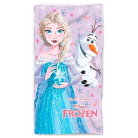 Disney Jégvarázs Elsa & Olaf pamut strandtörölköző