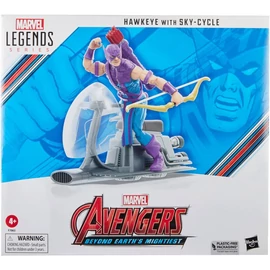 Marvel Avengers Beyond Earths Mightiest Hawkeye Sky-Cycle-lel figura - 15 cm